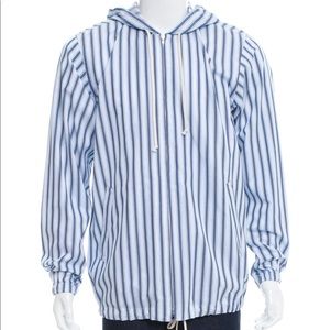 Comme des Garçons Striped Hooded Jacket
